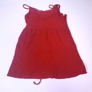 Forever 21 Crochet Detail Sleeveless Top